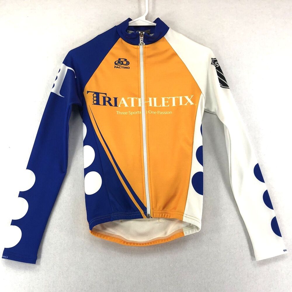 Pactimo Jacket Mens XXS K-Swiss TriAthletix Jersey Bicycle Racing Quick Dry